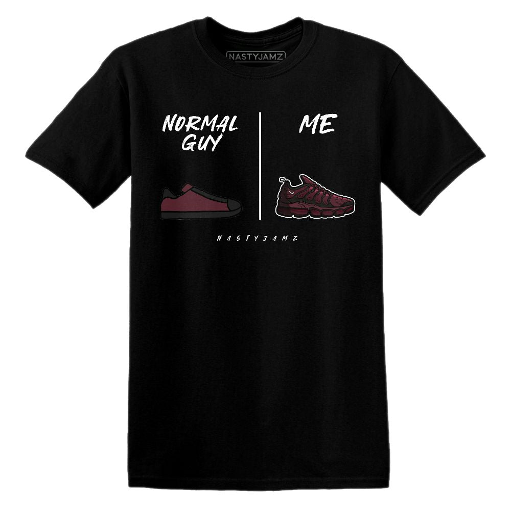 VaporMax-Night-Maron-Burgundy-NastyJamz-T-Shirt-Match-Normal-Guy-Shoe