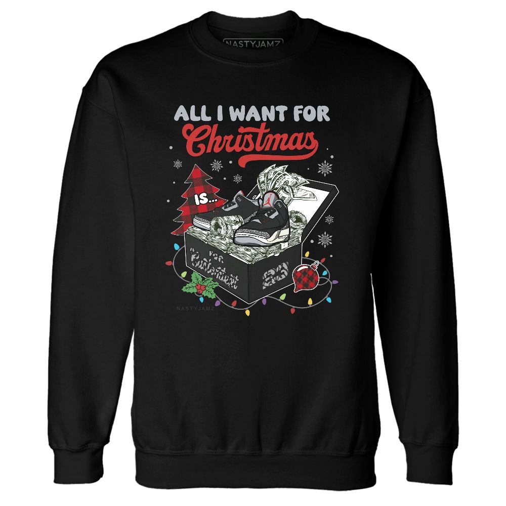 Black-Cement-3s-NastyJamz-Sweatshirt-Match-Dollar-Sneaker-Box-Christmas-Custom