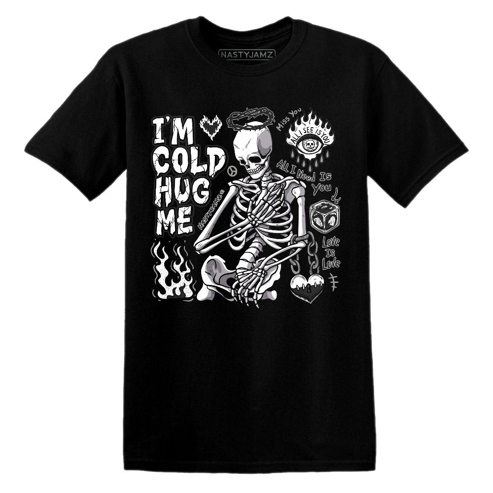 Im Cold Hug Me.AJ 14 Black Toe.NastyJamz Website T-Shirt 2D