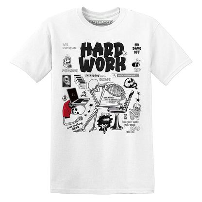 Hard Work.AJ 14 Black Toe.NastyJamz Website T-Shirt 2D