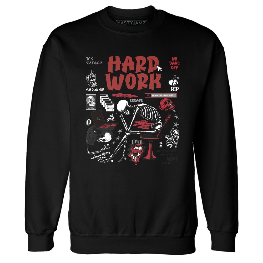 Bred-Velvet-11s-NastyJamz-Sweatshirt-Match-Hard-Work