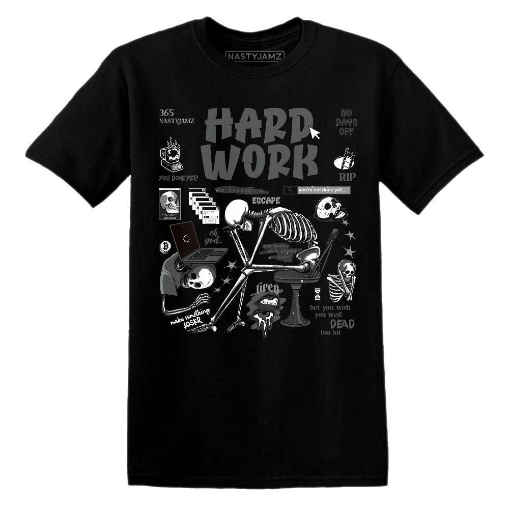 Hard Work.AJ 4 Fear.NastyJamz Website T-Shirt 2D