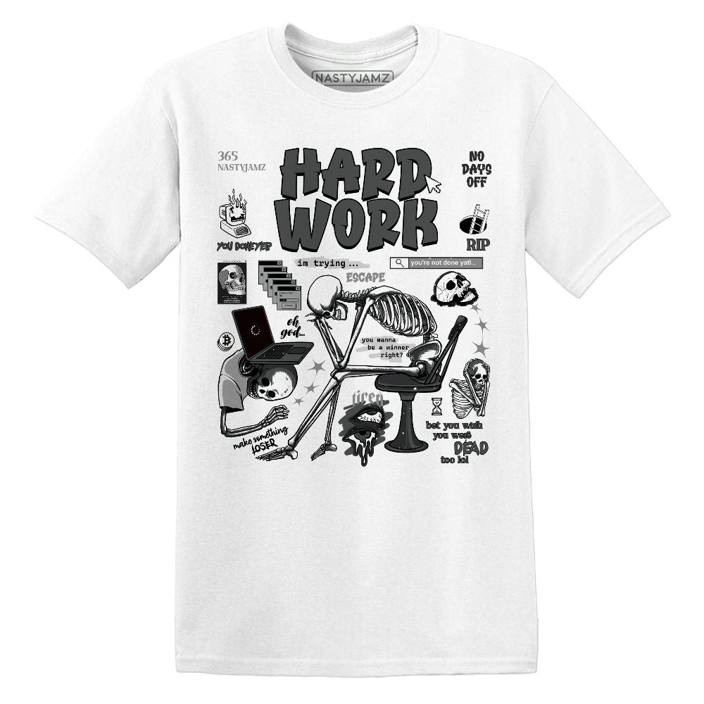 Hard Work.AJ 4 Fear.NastyJamz Website T-Shirt 2D