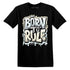 Born To Rule.AJ 4 Pure Platinum.NastyJamz Website T-Shirt 2D