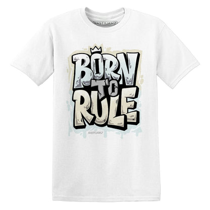 Born To Rule.AJ 4 Pure Platinum.NastyJamz Website T-Shirt 2D