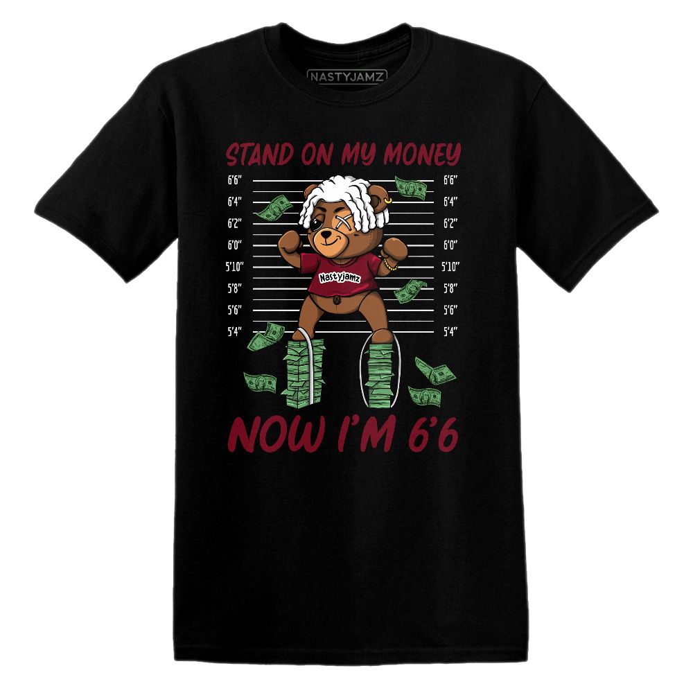 White-Team-Red-1s-NastyJamz-T-Shirt-Match-BER-Stand-On-Money