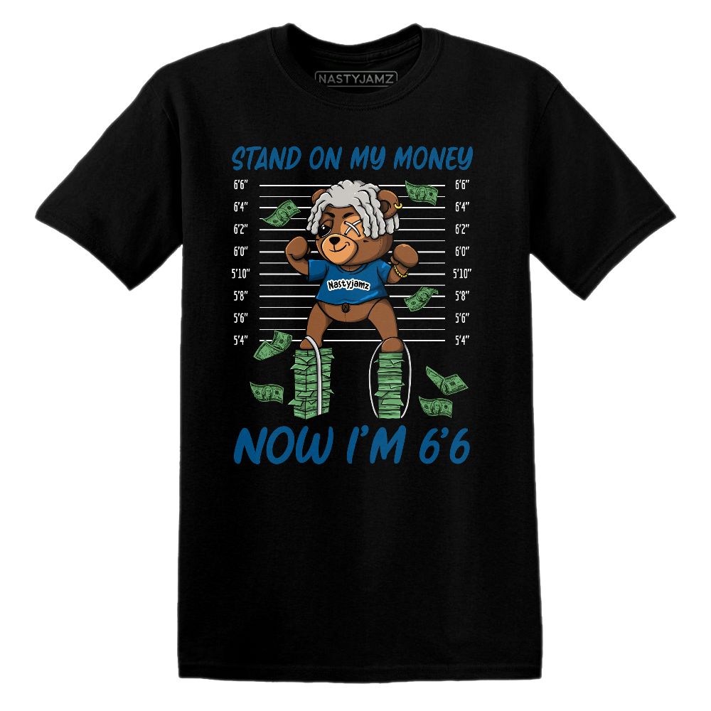 Industrial-Blue-4s-NastyJamz-T-Shirt-Match-BER-Stand-On-Money