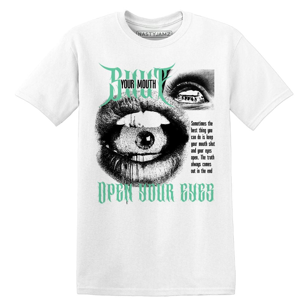 Green-Glow-1s-NastyJamz-T-Shirt-Match-Shut-Your-Mouth