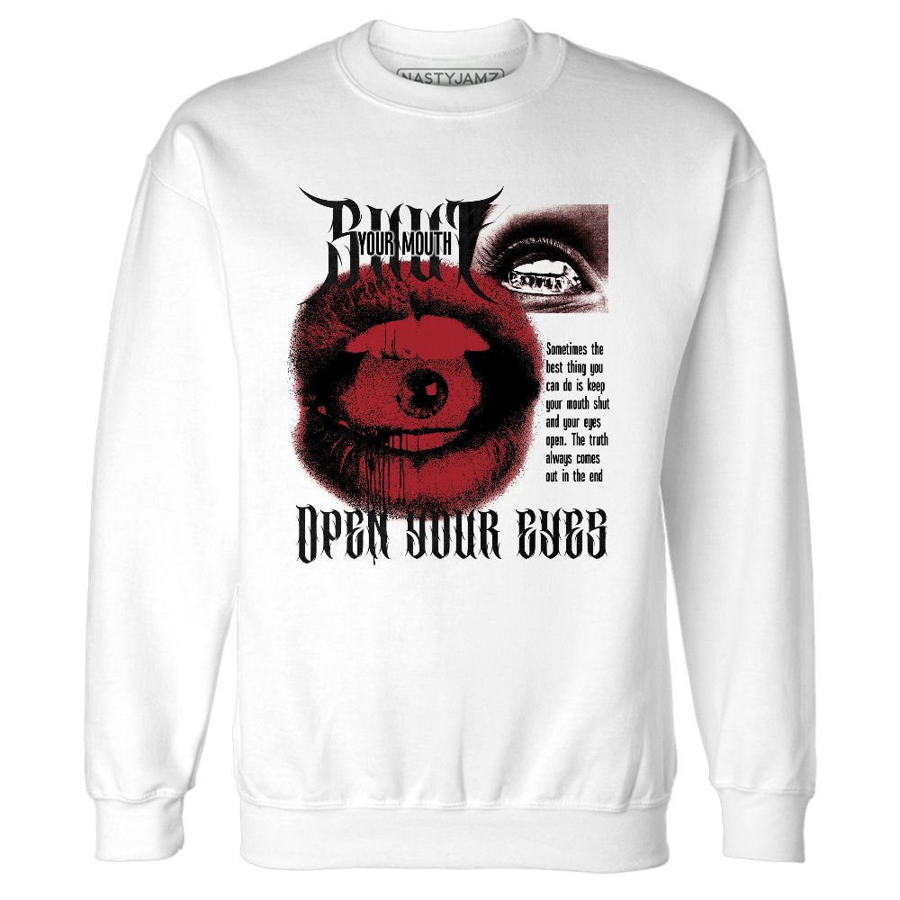 Bred-Velvet-11s-NastyJamz-Sweatshirt-Match-Shut-Your-Mouth