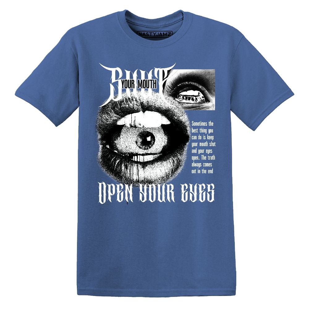 Low-Diffused-Blue-11s-NastyJamz-Premium-T-Shirt-Match-Shut-Your-Mouth