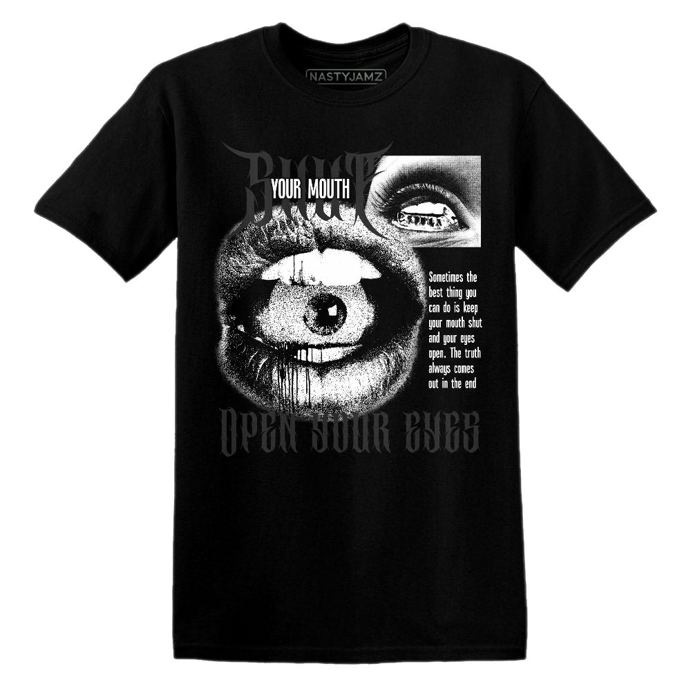 White-Thunder-4s-NastyJamz-T-Shirt-Match-Shut-Your-Mouth