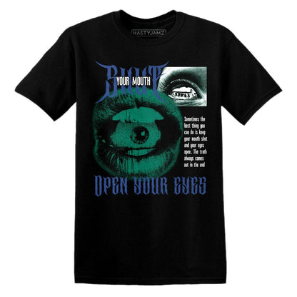Dunk-Royal-Malachite-NastyJamz-T-Shirt-Match-Shut-Your-Mouth