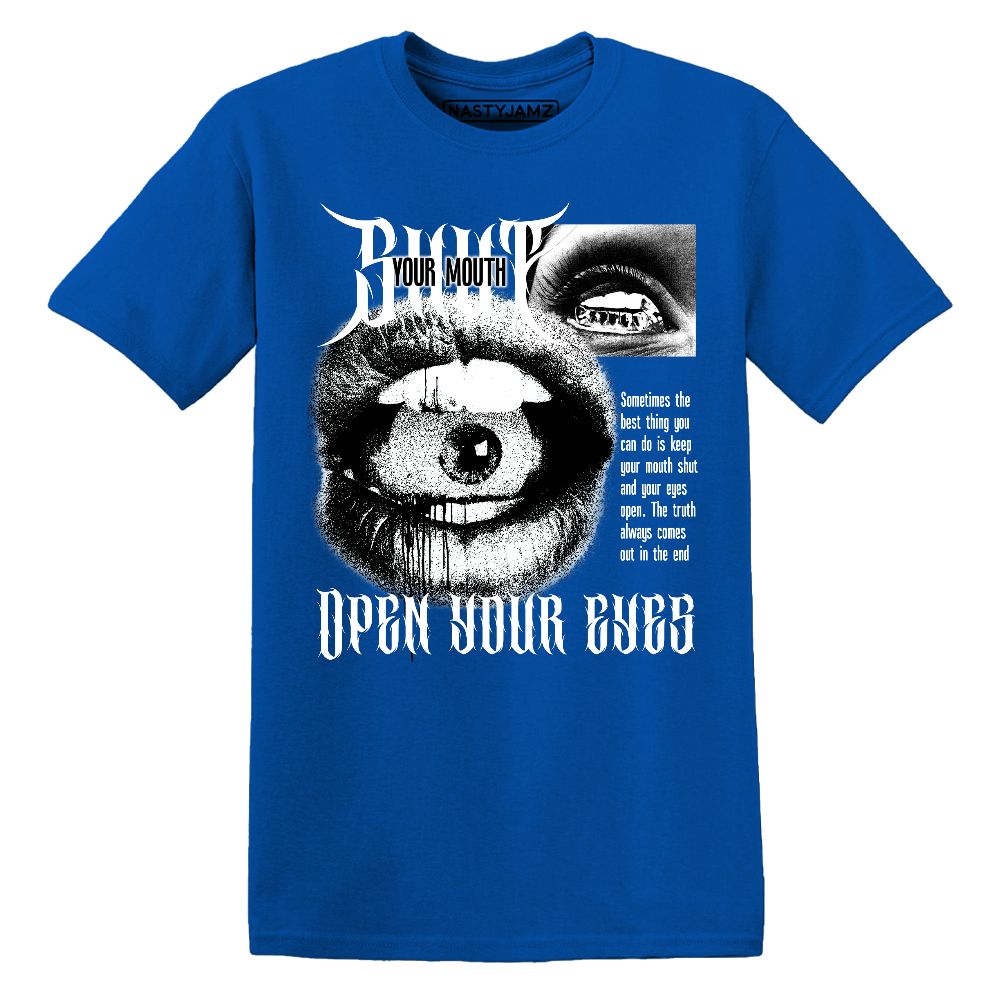 Dunk-Royal-Malachite-NastyJamz-T-Shirt-Match-Shut-Your-Mouth