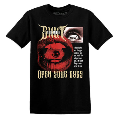 Dunk-Strawberry-Waffle-NastyJamz-T-Shirt-Match-Shut-Your-Mouth