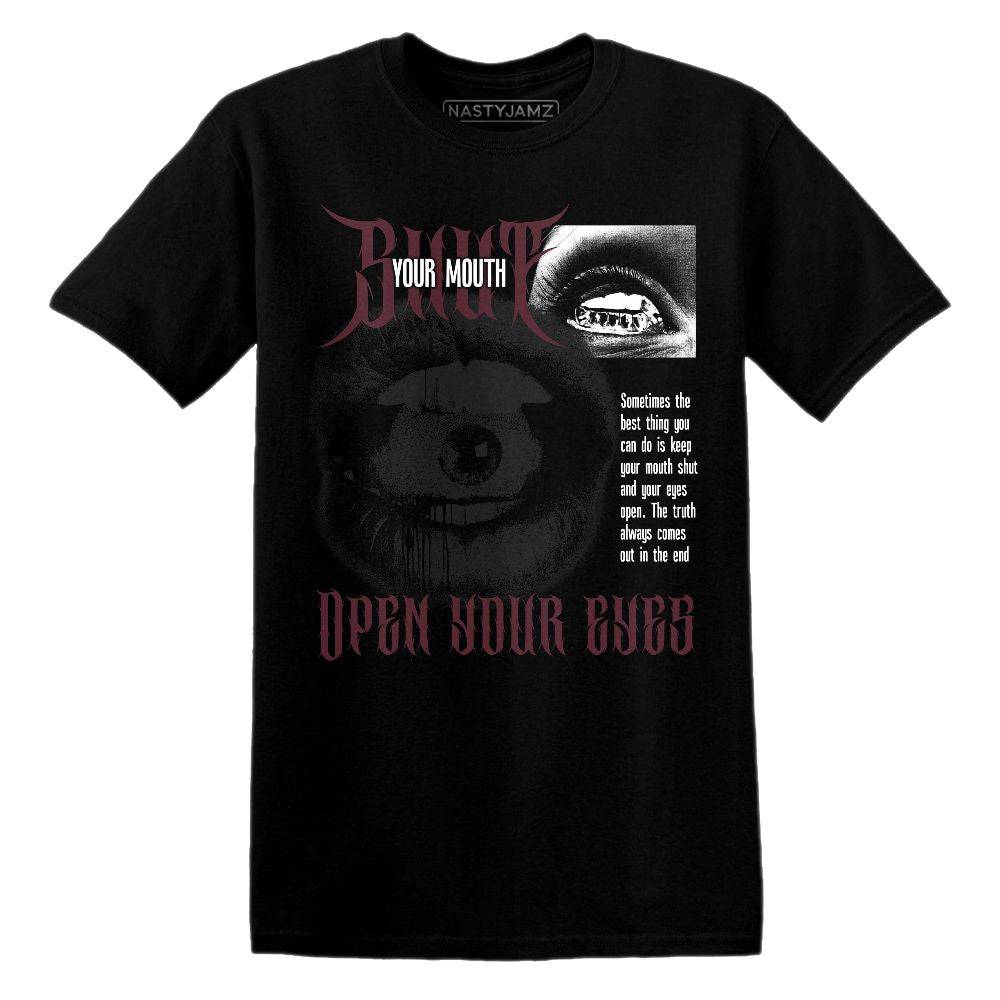 VaporMax-Night-Maron-Burgundy-NastyJamz-T-Shirt-Match-Shut-Your-Mouth