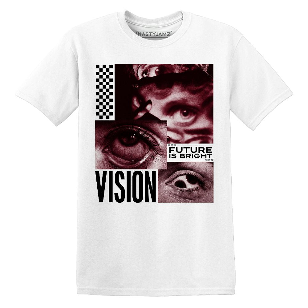 White-Team-Red-1s-NastyJamz-T-Shirt-Match-Vision