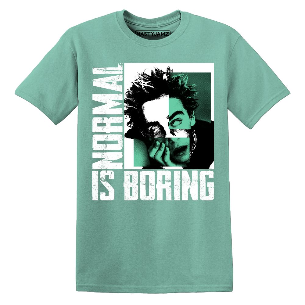 Green-Glow-1s-NastyJamz-Premium-T-Shirt-Match-Normal-Is-Boring
