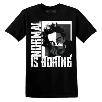 Normal Is Boring.AJ 4 Fear.NastyJamz Website T-Shirt 2D