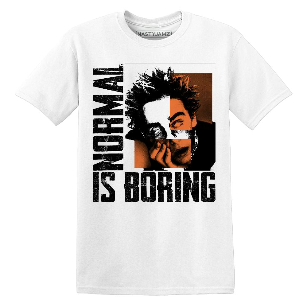 AM-TW-White-Orange-NastyJamz-T-Shirt-Match-Normal-Is-Boring