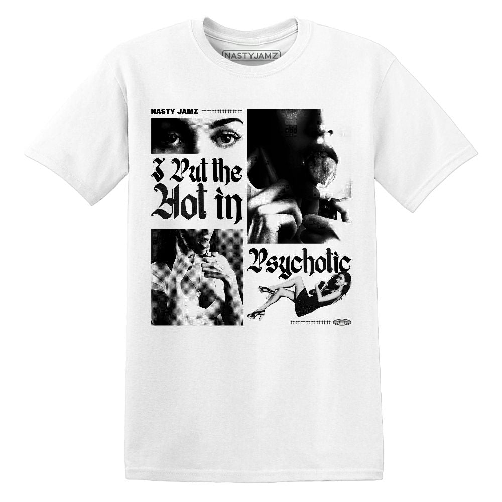 Hot In Psychotic.AJ 11 Bred Velvet.NastyJamz Website T-Shirt 2D