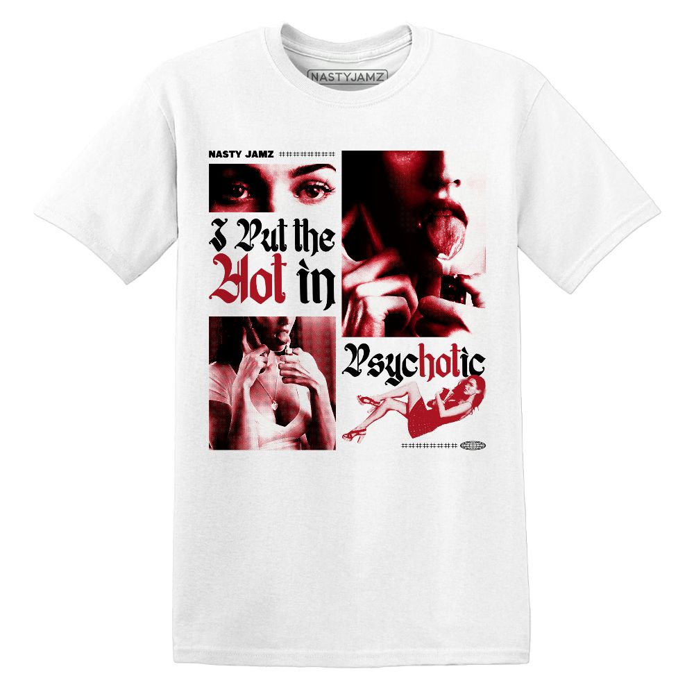 Hot In Psychotic.AJ 14 Black Toe.NastyJamz Website T-Shirt 2D