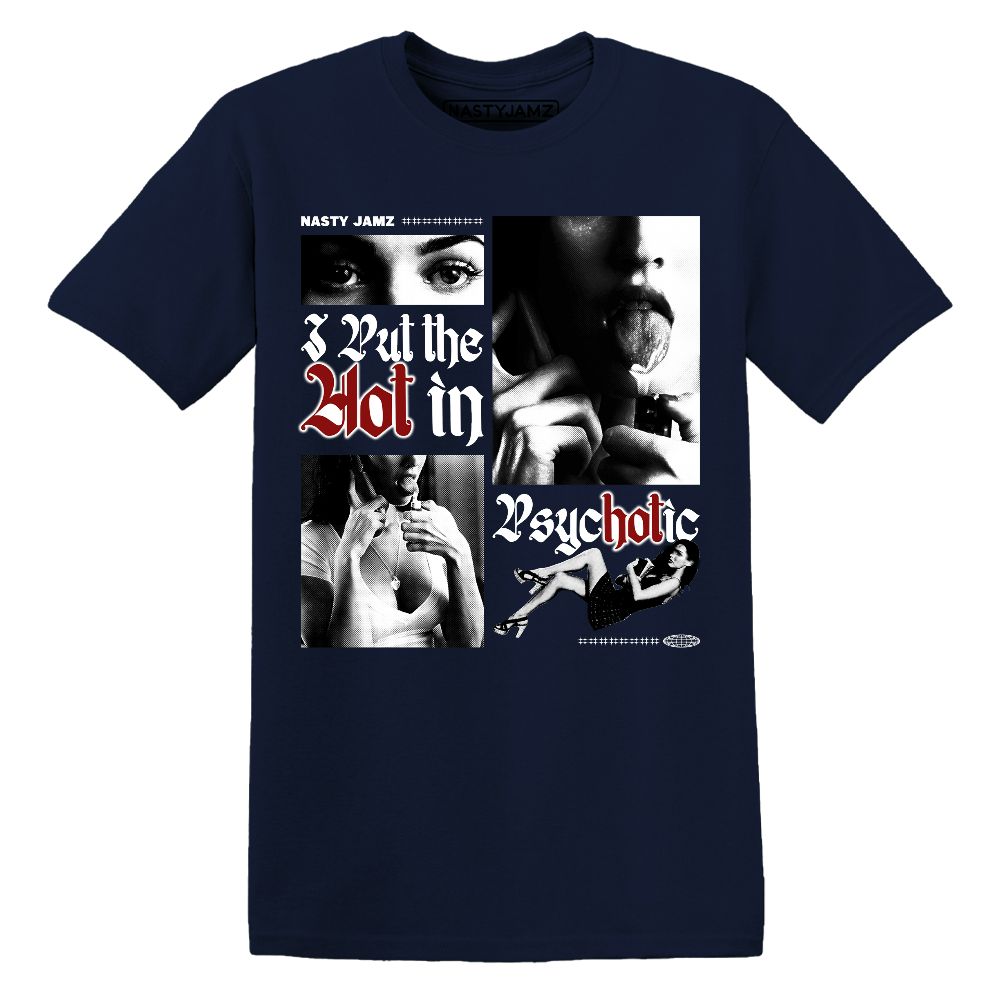White-Navy-6s-NastyJamz-Premium-T-Shirt-Match-Hot-In-Psychotic