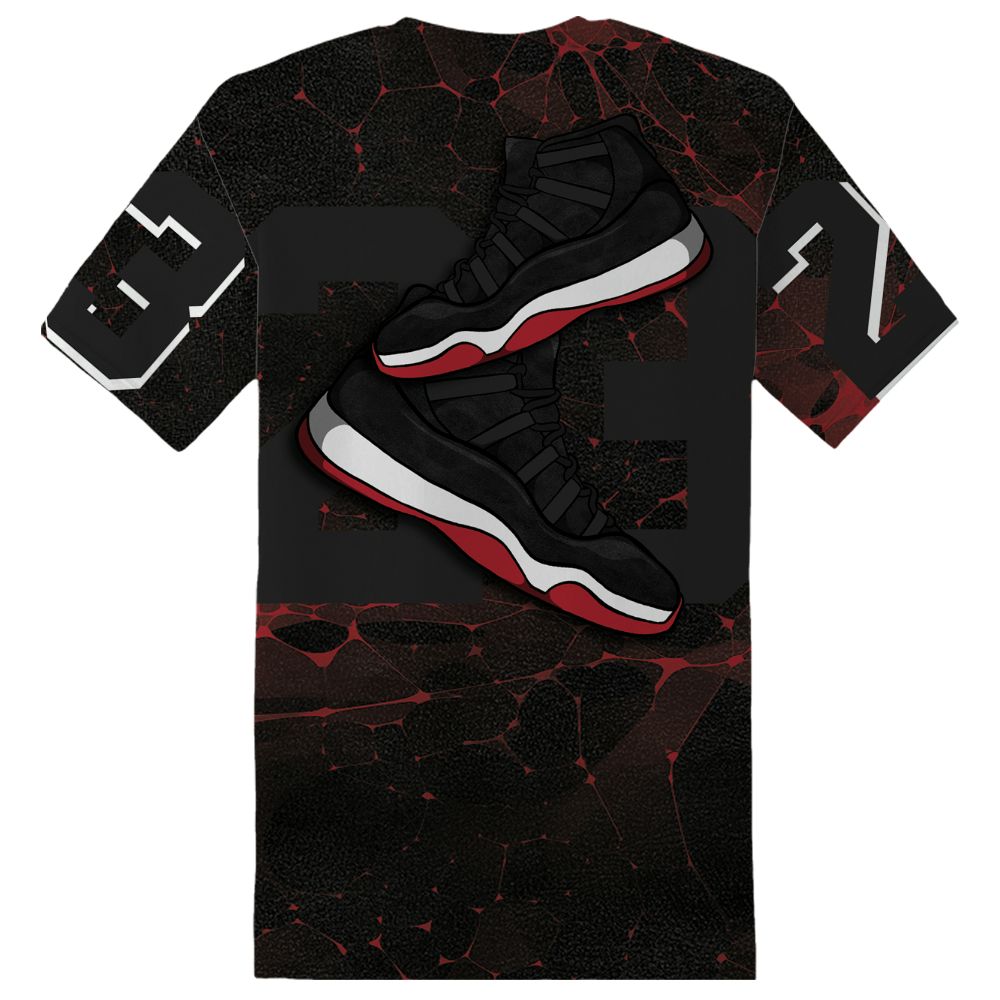 Bred-Velvet-11s-NastyJamz-T-Shirt-Match-23-Sneaker-All-Over-Print