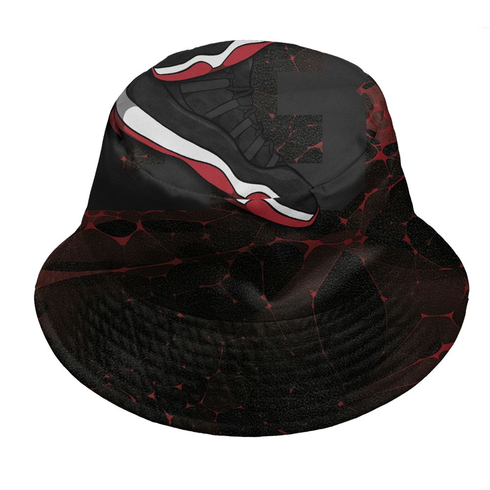 Bred-Velvet-11s-NastyJamz-Bucket-Hat-Match-23-Sneaker-3D-All-Over-Print