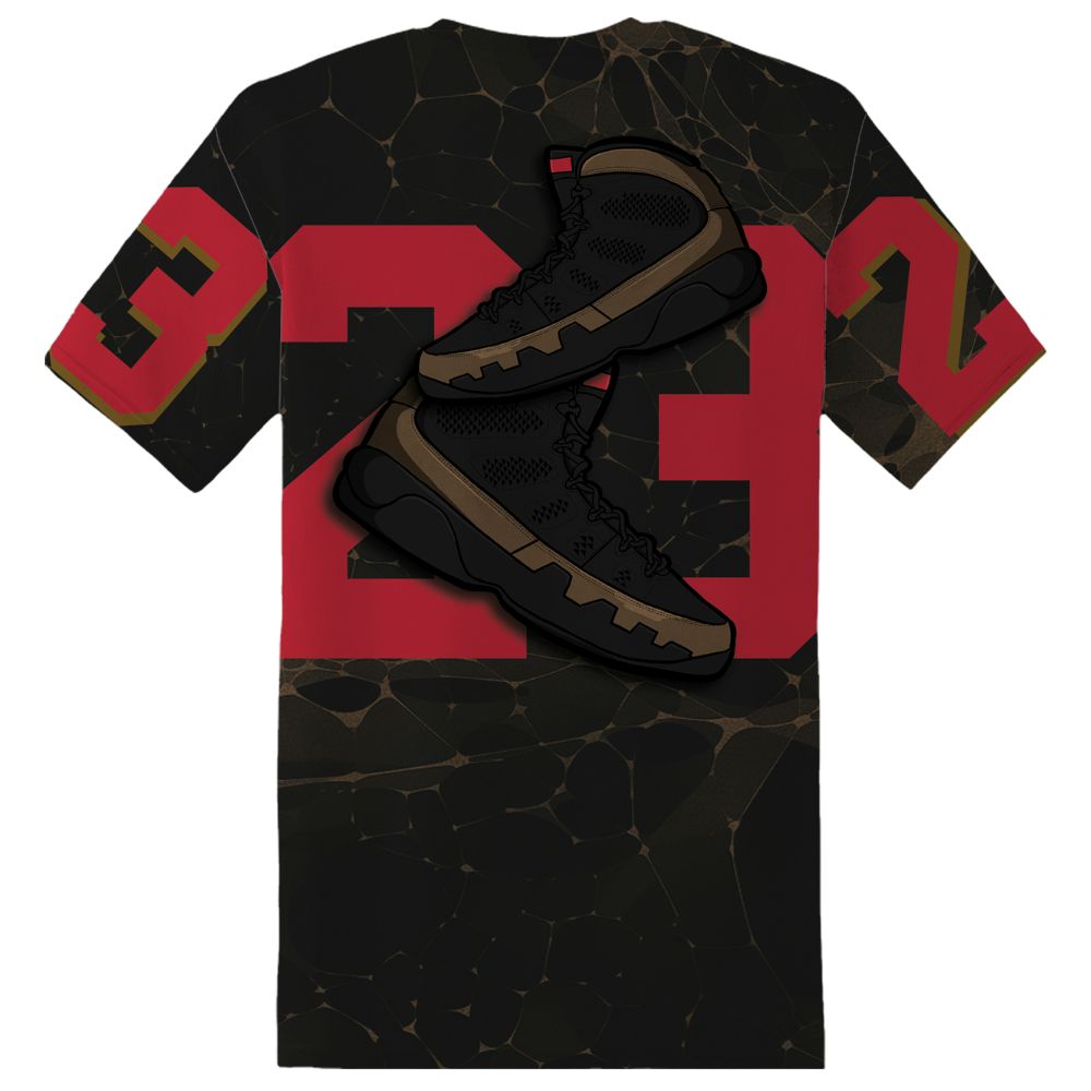 Olive-9s-NastyJamz-T-Shirt-Match-23-Sneaker-All-Over-Print