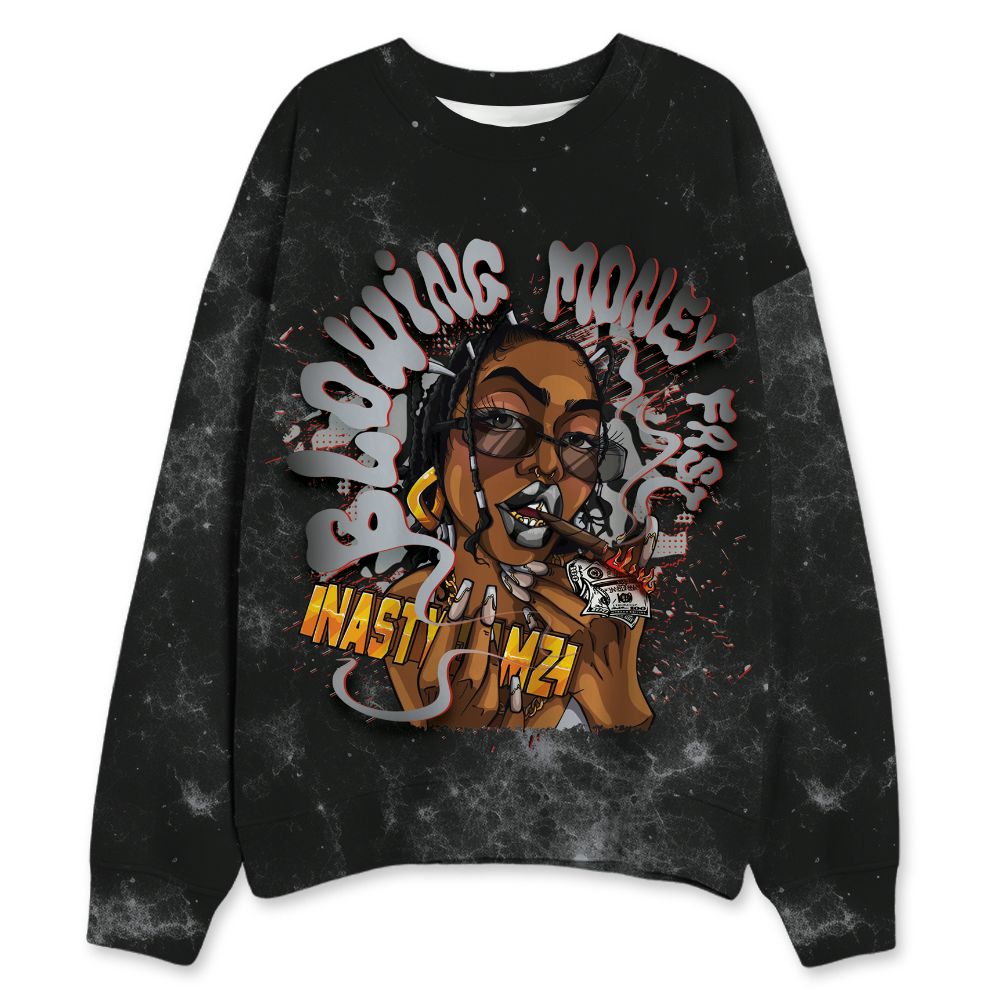 Black-Cement-3s-NastyJamz-Sweatshirt-Match-Blowing-Money-Fast-Girl-All-Over-Print