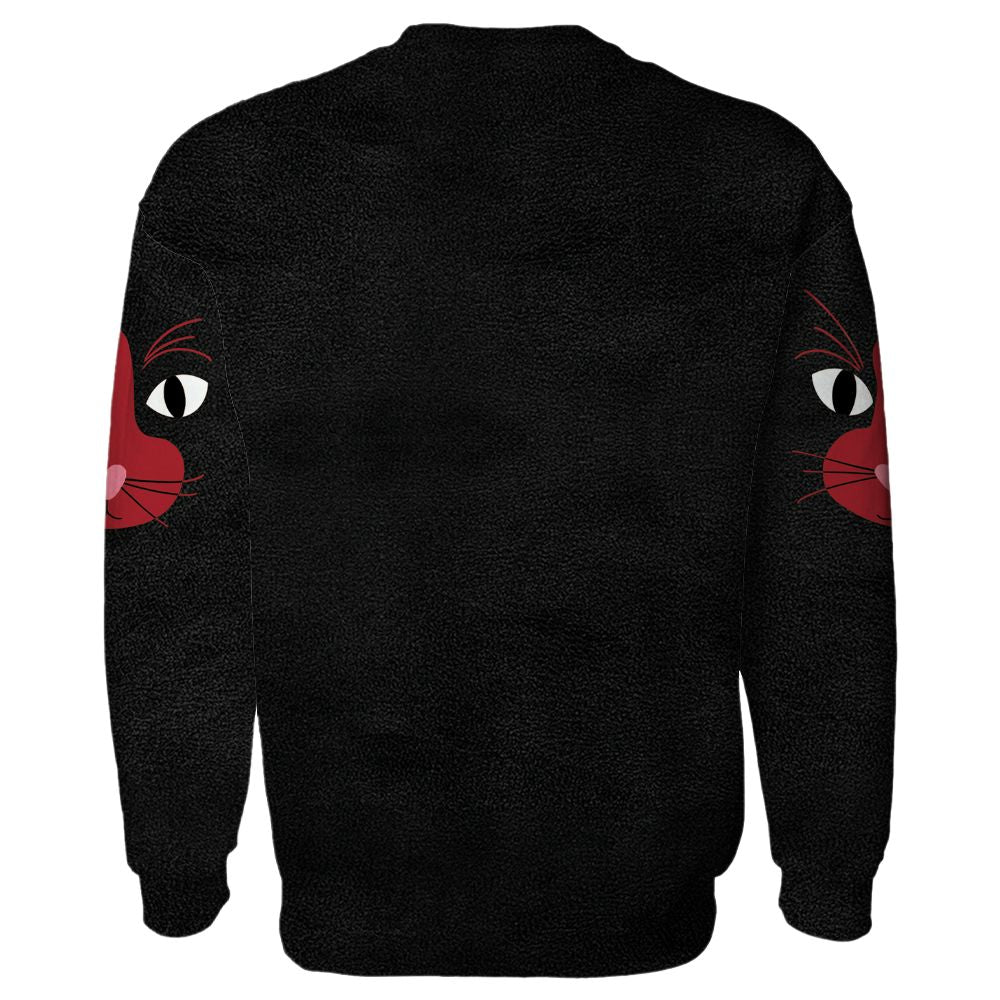 Bred-Velvet-11s-NastyJamz-Sweatshirt-Match-Meow-All-Over-Print