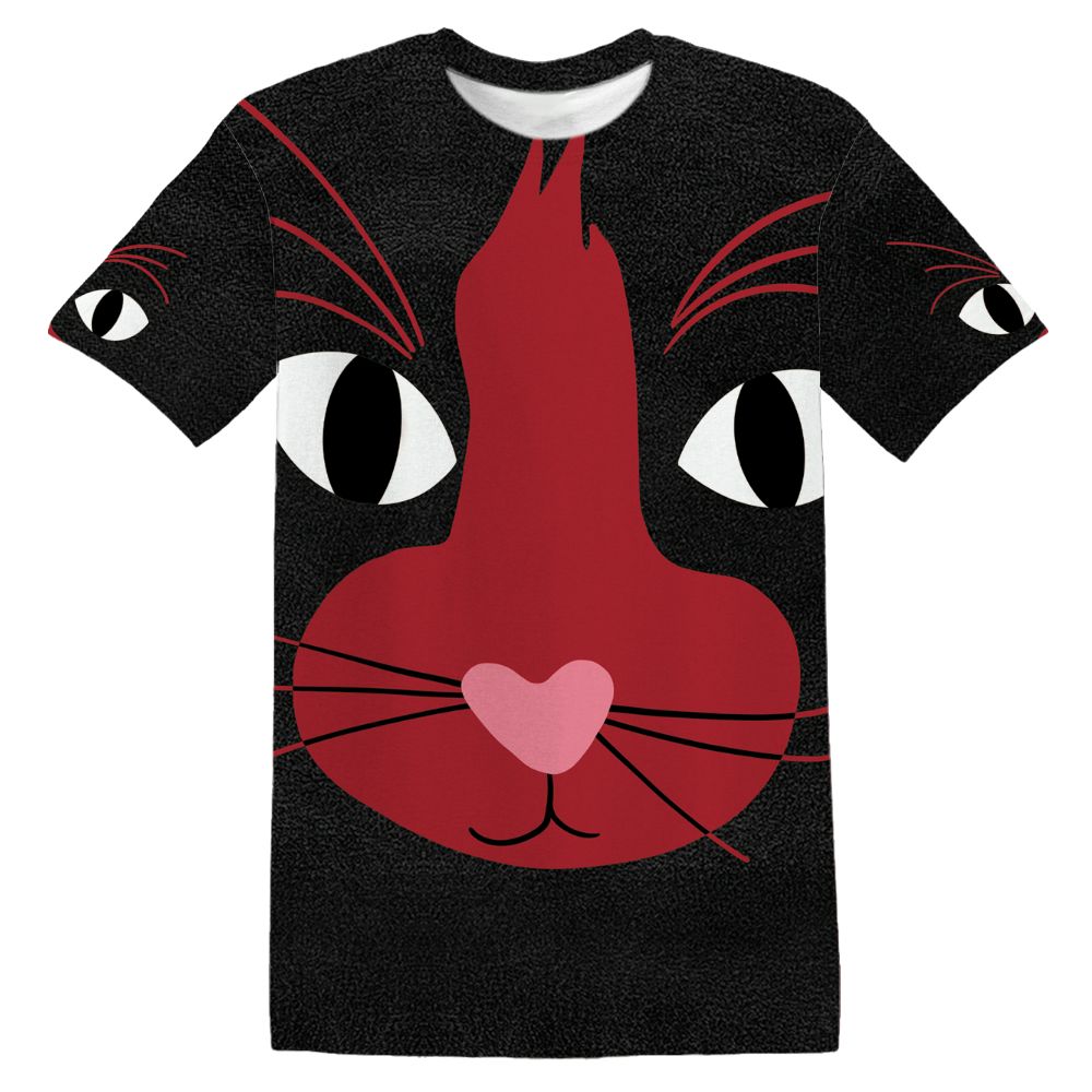 Bred-Velvet-11s-NastyJamz-T-Shirt-Match-Meow-All-Over-Print