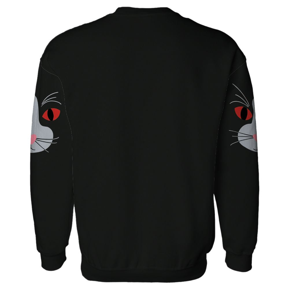 Black-Cement-3s-NastyJamz-Sweatshirt-Match-Meow-All-Over-Print