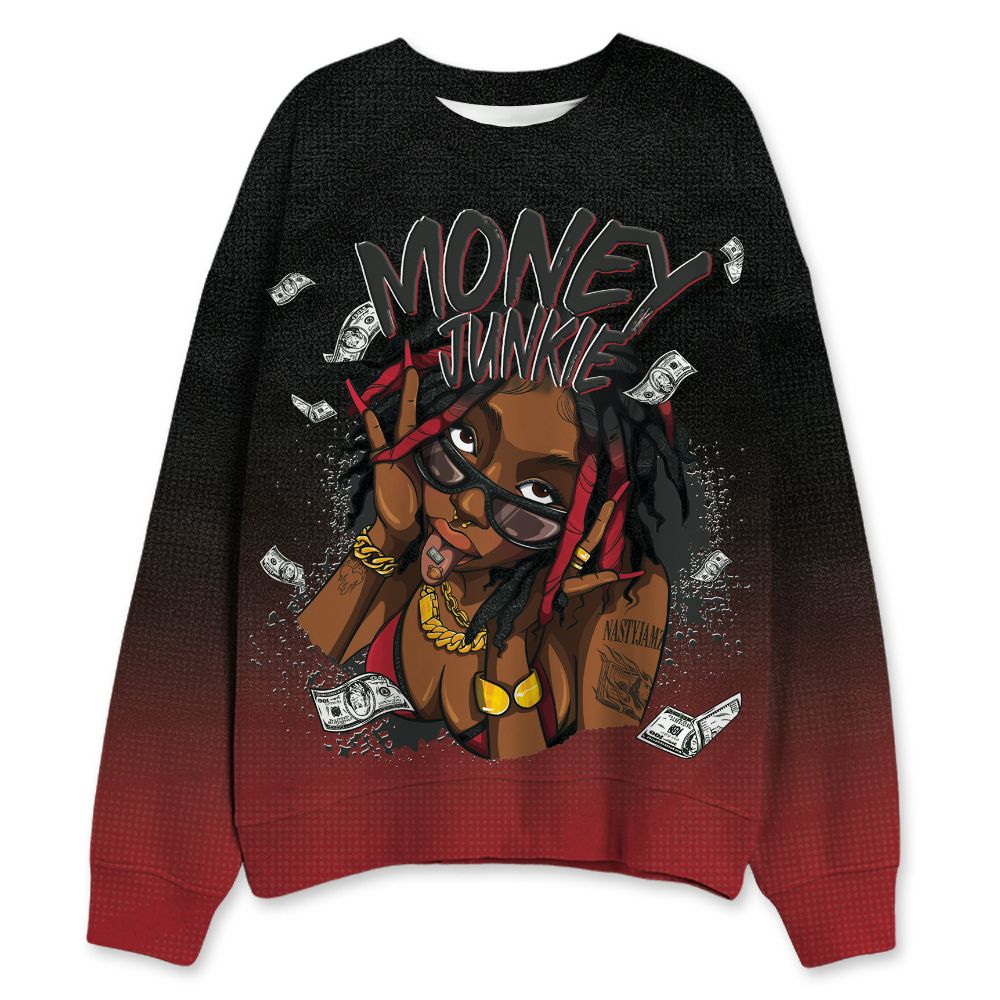 Bred-Velvet-11s-NastyJamz-Sweatshirt-Match-Money-Junkie-All-Over-Print