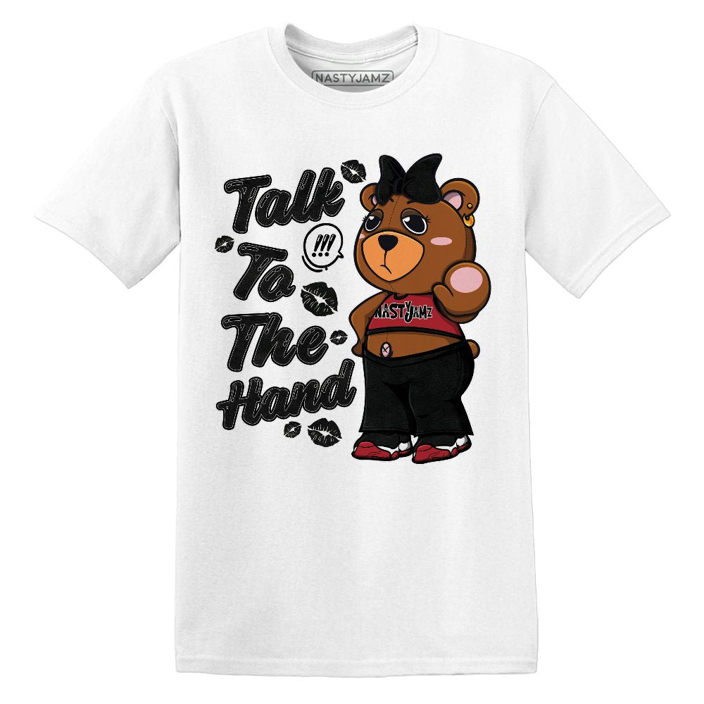 Bred-Velvet-11s-NastyJamz-T-Shirt-Match-Talk-To-The-Hand-BERNIE