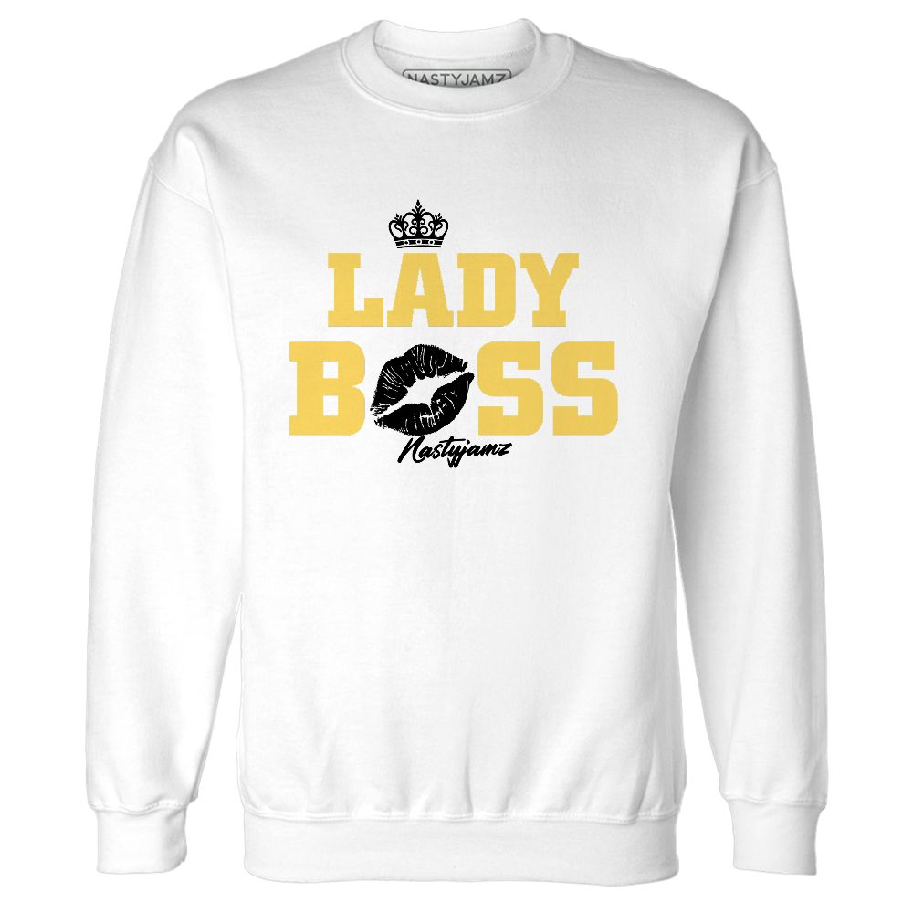 PT-Metallic-Gold-White-12s-NastyJamz-Sweatshirt-Match-Lady-Boss