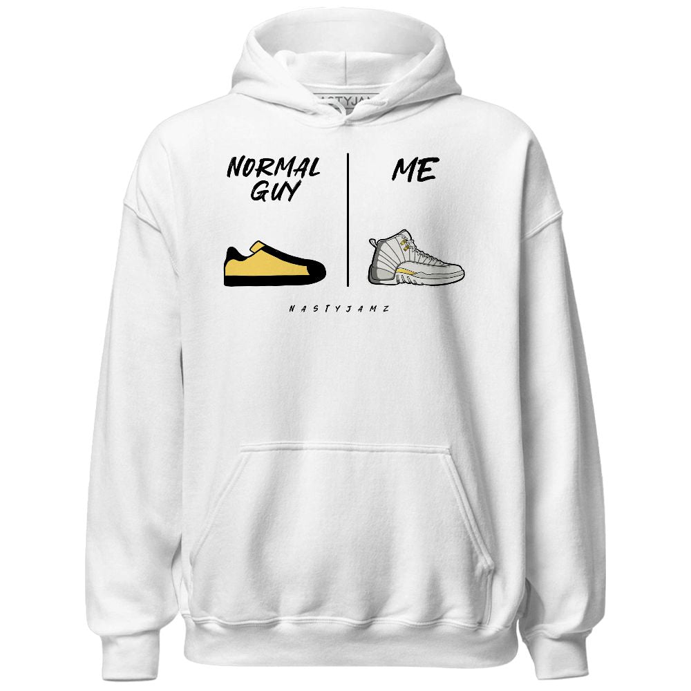 PT-Metallic-Gold-White-12s-NastyJamz-Hoodie-Match-Normal-Guy-Shoe