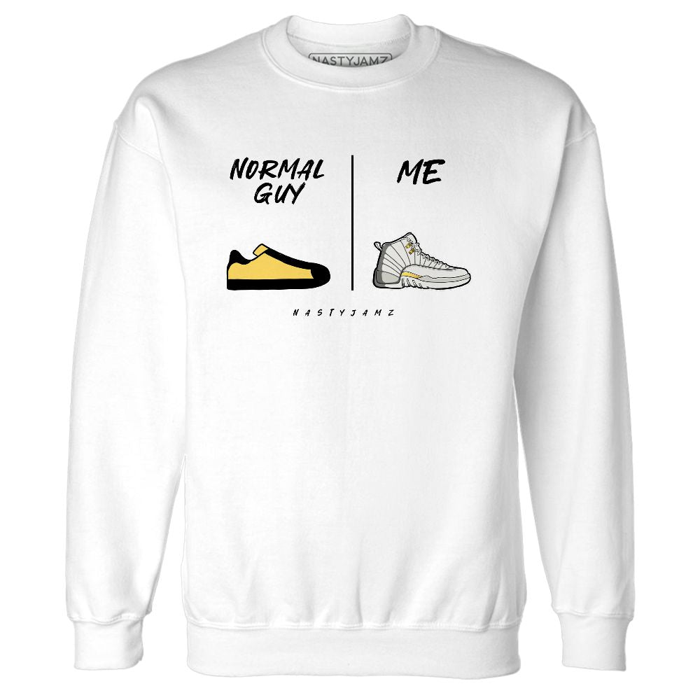 PT-Metallic-Gold-White-12s-NastyJamz-Sweatshirt-Match-Normal-Guy-Shoe