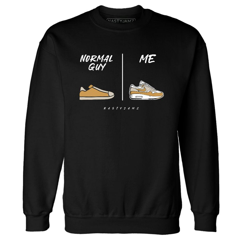 AM-1-SC-Bronze-NastyJamz-Sweatshirt-Match-Normal-Guy-Shoe