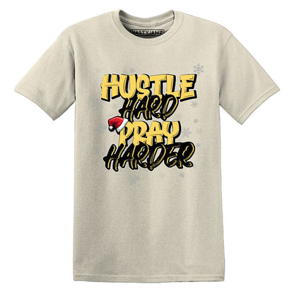 PT-Metallic-Gold-White-12s-NastyJamz-Premium-T-Shirt-Match-Pray-Harder