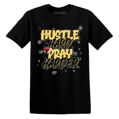 PT-Metallic-Gold-White-12s-NastyJamz-Premium-T-Shirt-Match-Pray-Harder