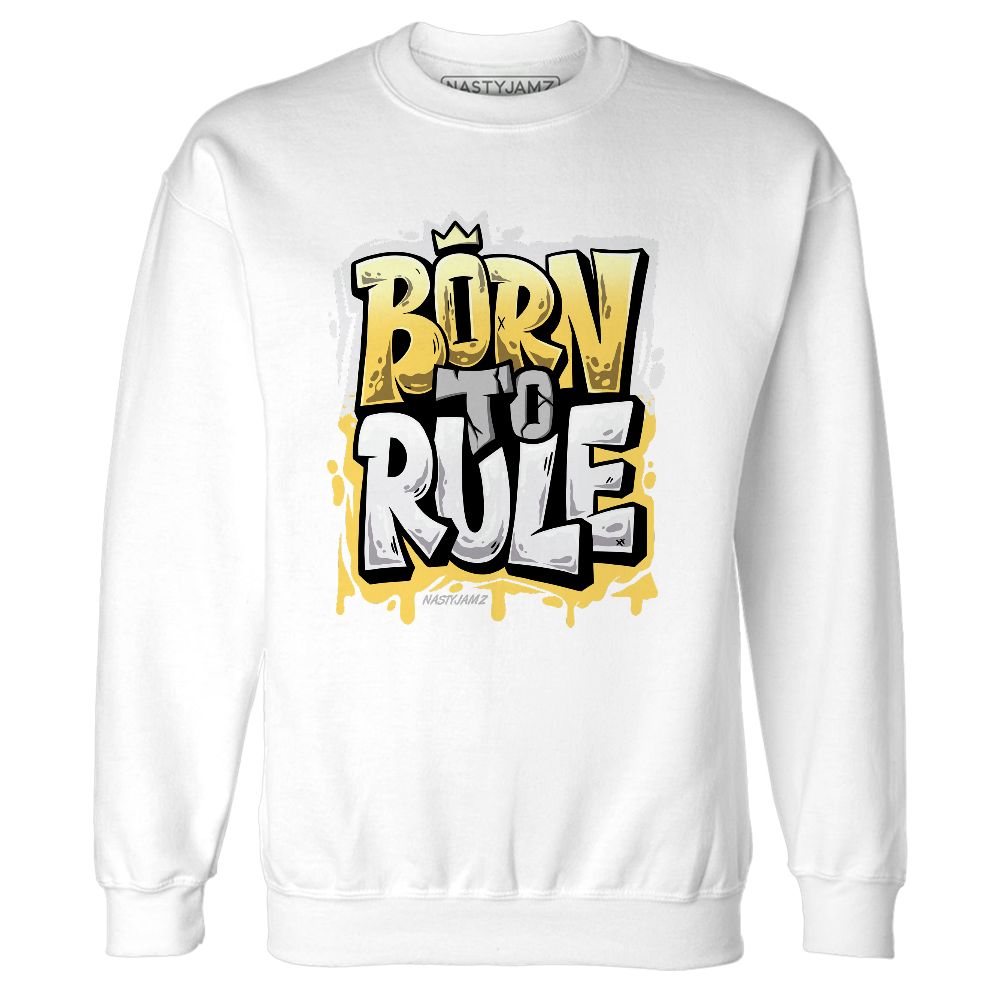 PT-Metallic-Gold-White-12s-NastyJamz-Sweatshirt-Match-Born-To-Rule