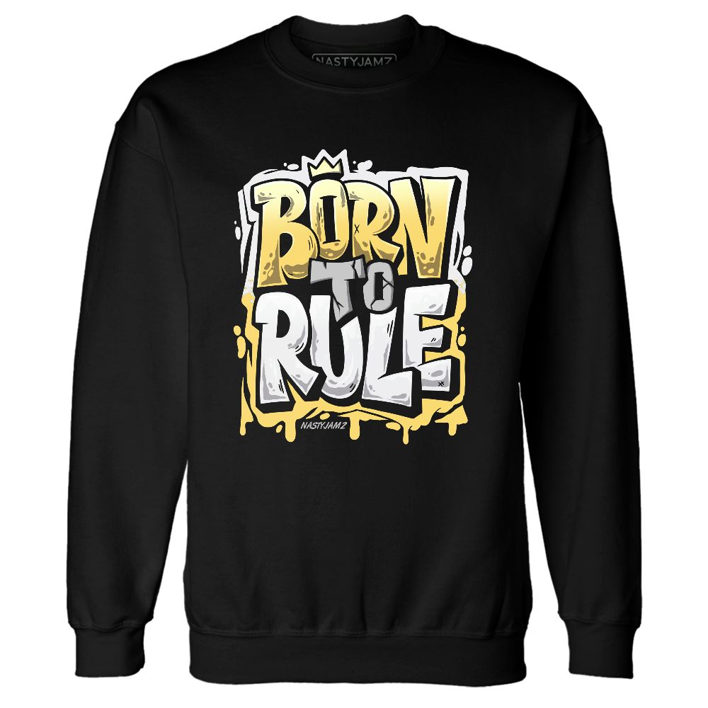 PT-Metallic-Gold-White-12s-NastyJamz-Sweatshirt-Match-Born-To-Rule