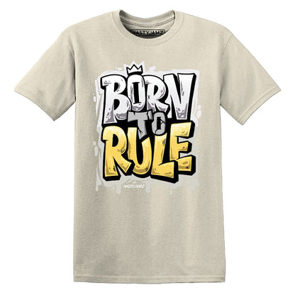 PT-Metallic-Gold-White-12s-NastyJamz-Premium-T-Shirt-Match-Born-To-Rule