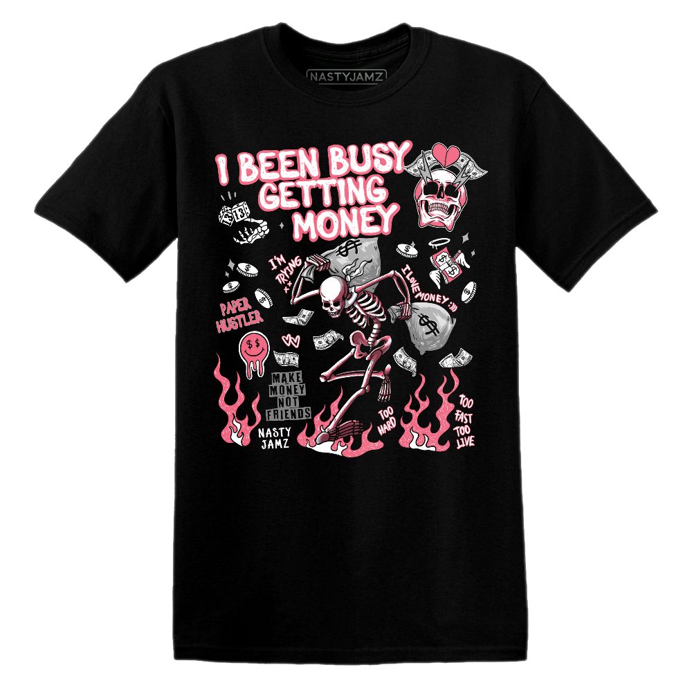 Dunk-Next-NatureAster-Pink-NastyJamz-Premium-T-Shirt-Match-Busy-Getting-Money-Skull