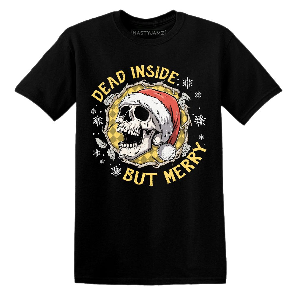 PT-Metallic-Gold-White-12s-NastyJamz-Premium-T-Shirt-Match-Dead-Inside-But-Merry