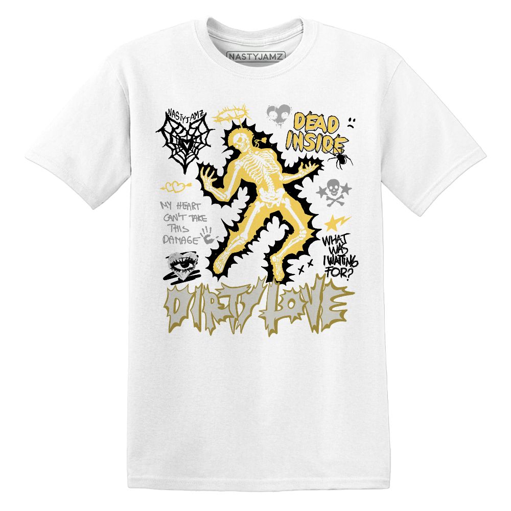 PT-Metallic-Gold-White-12s-NastyJamz-Premium-T-Shirt-Match-Dirty-Love-Skull