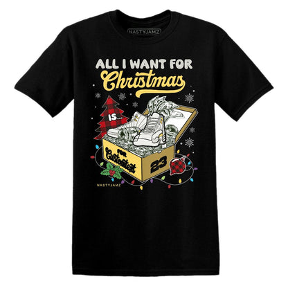 PT-Metallic-Gold-White-12s-NastyJamz-Premium-T-Shirt-Match-Dollar-Sneaker-Box-Christmas-Custom