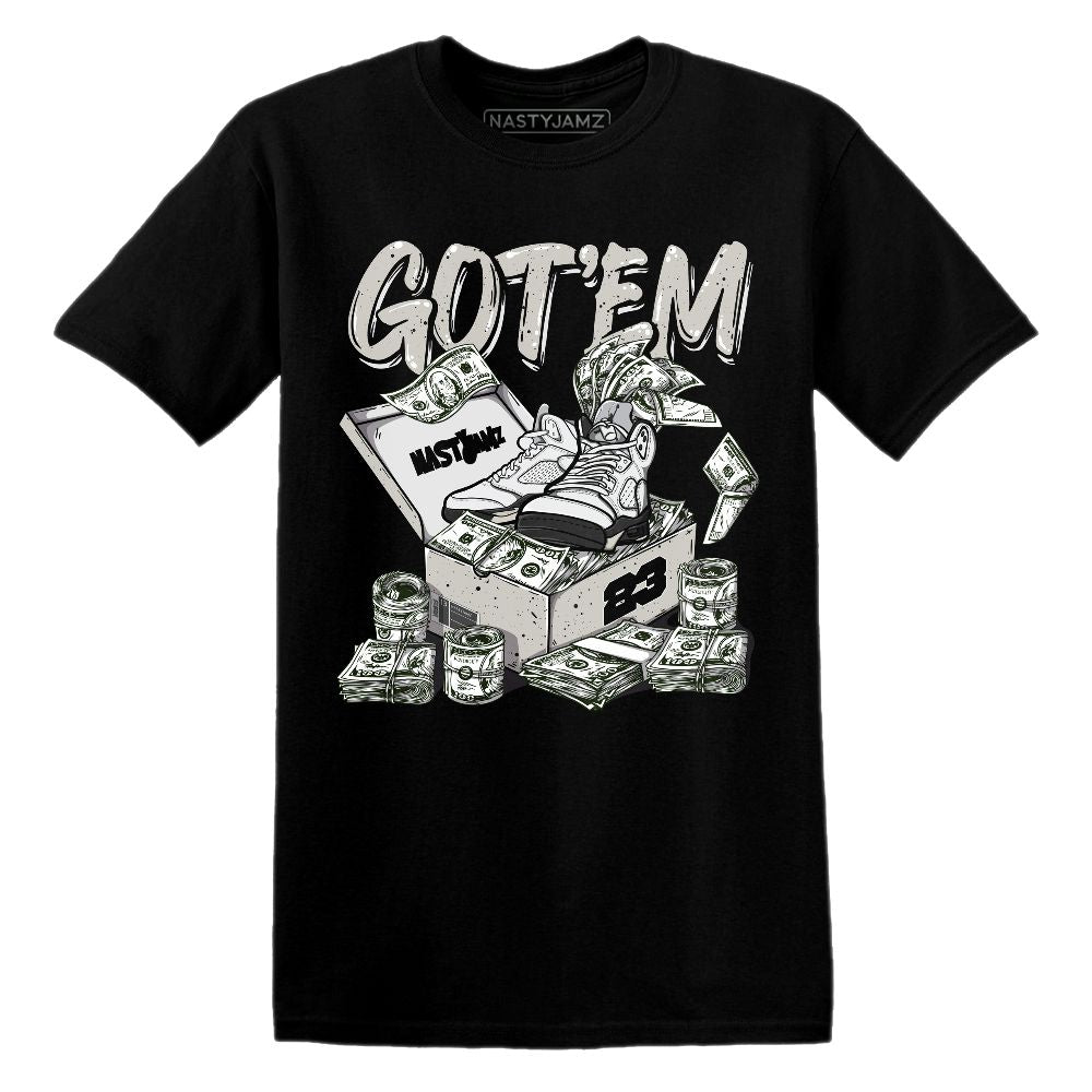 Reverse-Metallic-5s-NastyJamz-Premium-T-Shirt-Match-Dollar-Sneaker-Box