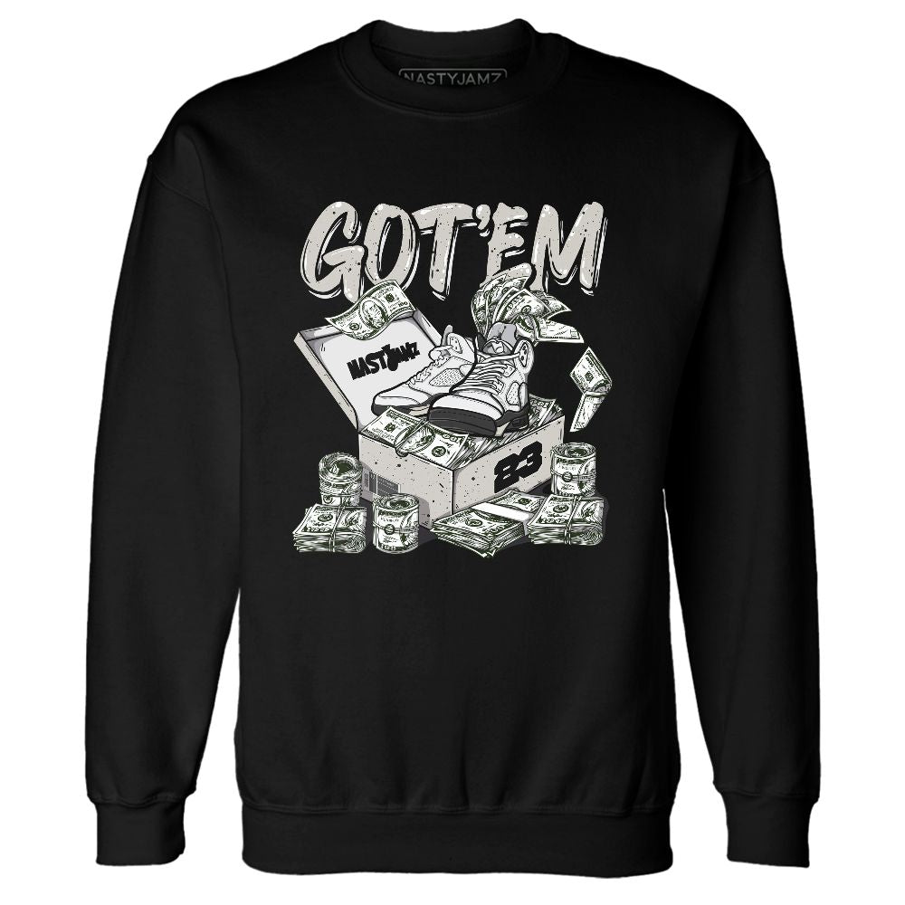 Reverse-Metallic-5s-NastyJamz-Sweatshirt-Match-Dollar-Sneaker-Box